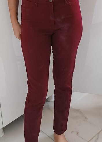 KOTON BORDO PANTOLON 
