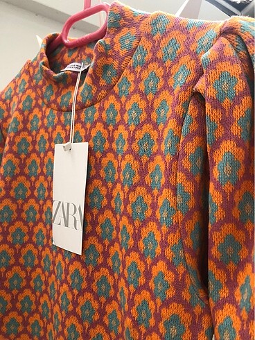 Zara Zara marka etiketli triko mini elbise