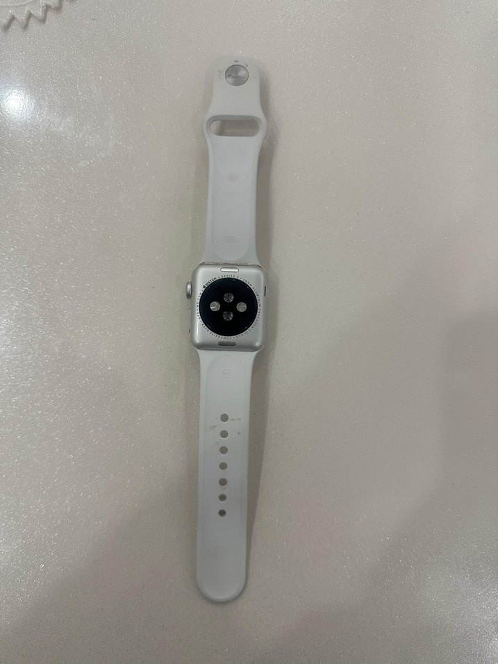 Apple watch 3 Beyaz Akıllı Saat Gri Kordonlu - Görsel 4