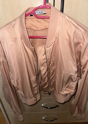Zara Bej Kadın bomber Ceket - Görsel 2