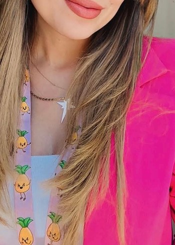 Pembe Düğmeli Kadın Blazer Ceket - Görsel 3