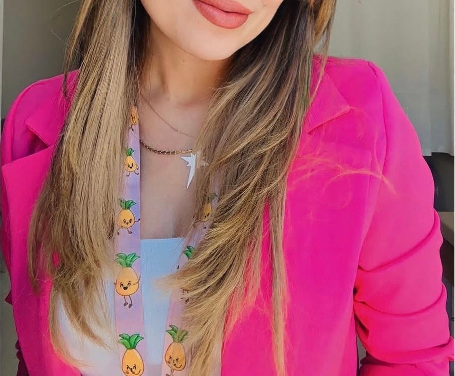 Pembe Düğmeli Kadın Blazer Ceket - Görsel 3