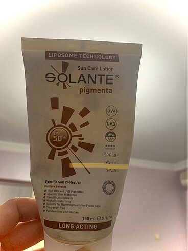 Beden Renk Solante güneş kremi