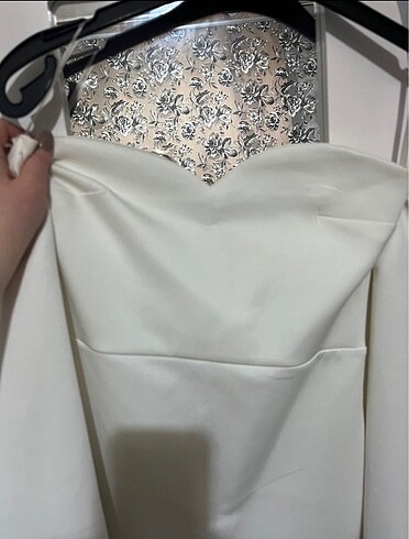 Beyaz abiye - Görsel 5