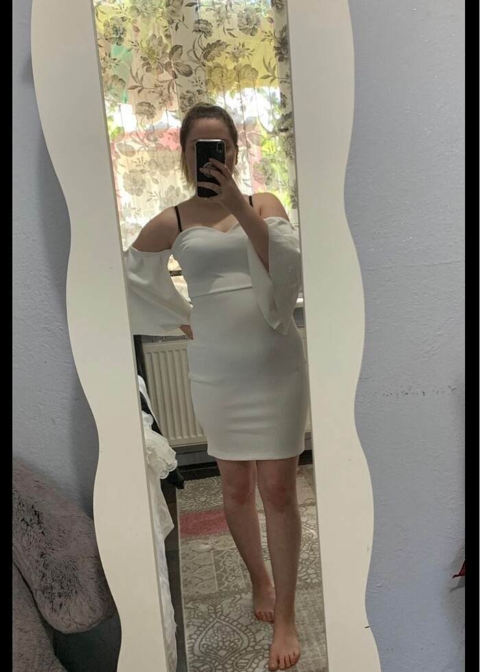 Beyaz abiye - Görsel 2