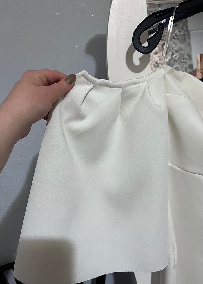 Beyaz abiye - Görsel 4