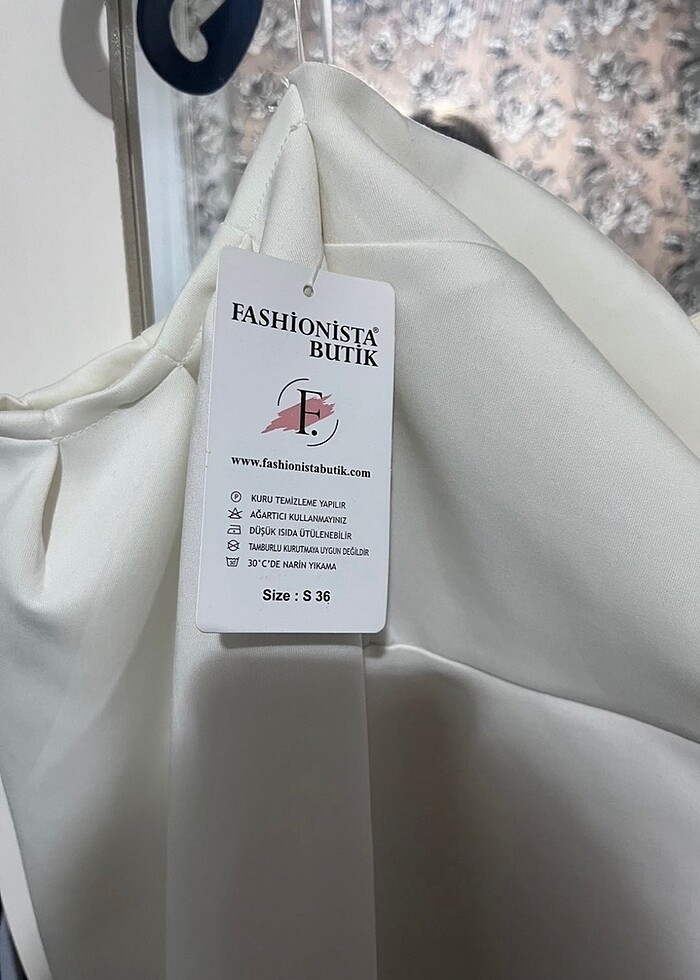 Beyaz abiye - Görsel 3