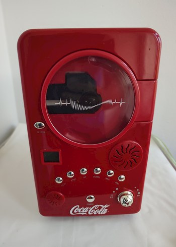 Coca Cola cd çalar, mini buzdolabı