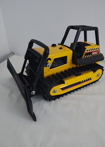 Vintage Tonka Buldozer Preslenmiş Çelik Konstrüksiynlu oyuncak