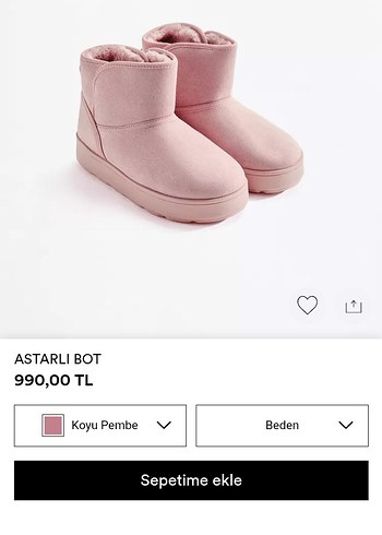 Vicco Pembe kürklü bot