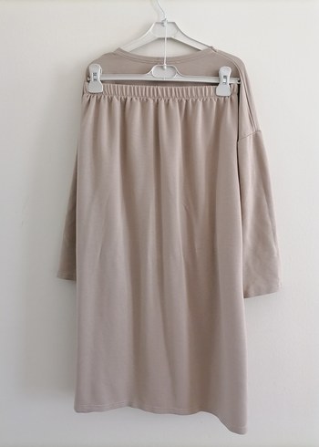 xl Beden camel Renk Bej Uzun Kollu Kadın İkili Takım