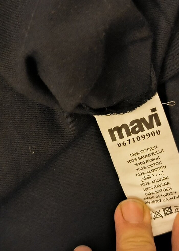 #mavi #erkek t-shirt #rick and morty #M beden , çok iyi durumda  - Görsel 5