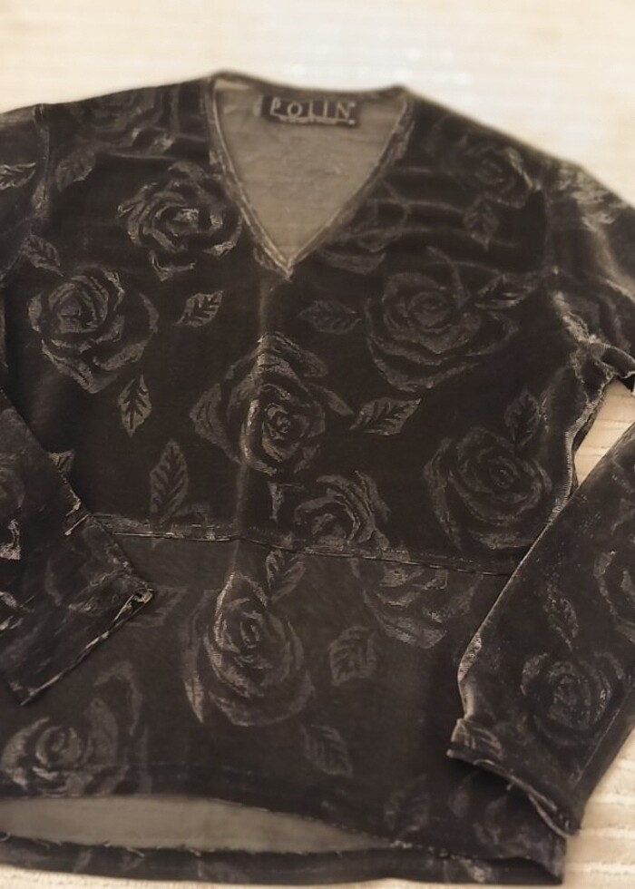 #Şık bluz #Siyah #tül bluz#Gece için#  38 Beden ama dar kalıp ko - Görsel 4