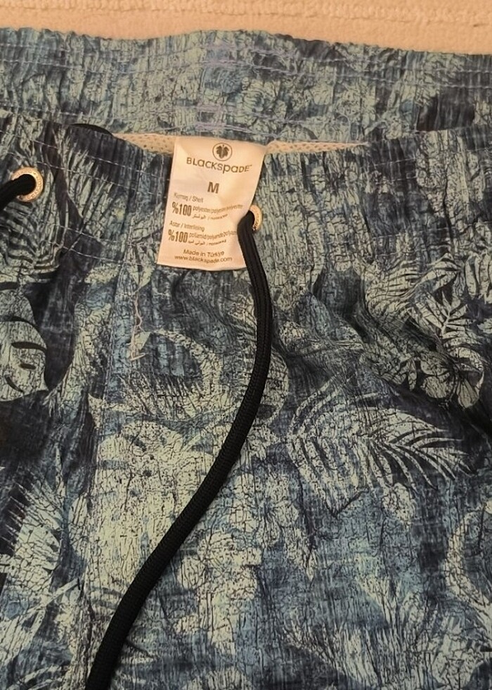 BlackSpade erkek şort mayo #mavi #black Spade #M Beden # çok az  - Görsel 2