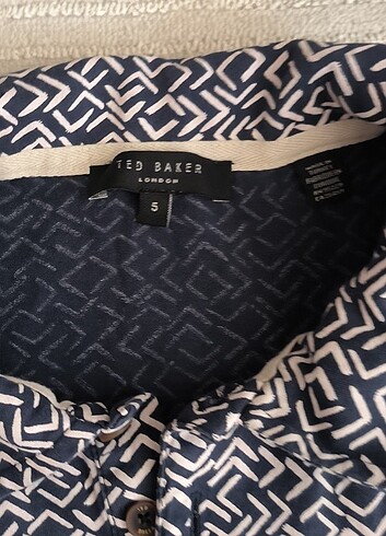 #Ted Barker marka #erkek polo yaka t-shirt / lacivert beyaz geom - Görsel 5