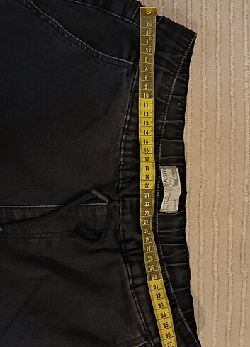 #Bershka#Erkek pantolon jogger # L beden# kot #denim # siyah # ç - Görsel 3