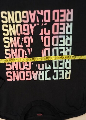 #Bahçeşehir Koleji Basketball siyah t-shirt # L Beden # Çok az g - Görsel 6