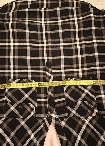 #Colins #Kareli # Siyah -Beyaz #Bayan Gömlek uzun kol# Çok az gi - Görsel 7