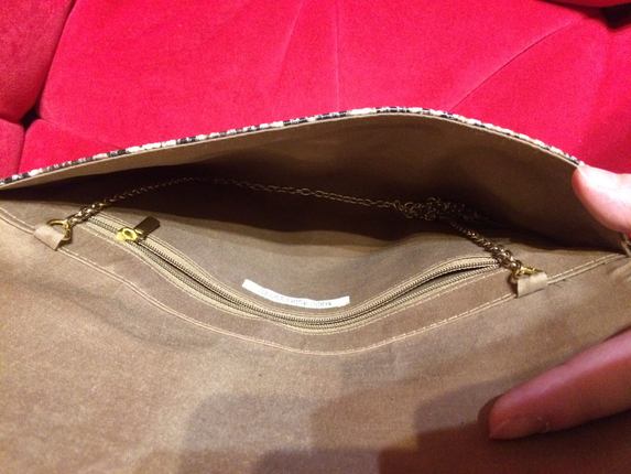 Mudo clutch portföy el çantası bir defa kullanıldı