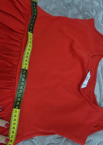36 Beden kırmızı Renk mango 36 beden Kırmızı Mini Elbise