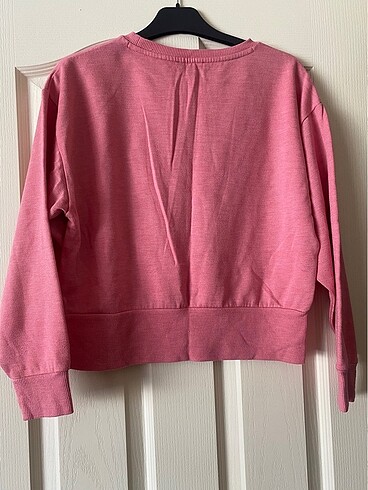 xs Beden pembe Renk Mavi Jeans Pembe Kadın Sweatshirt