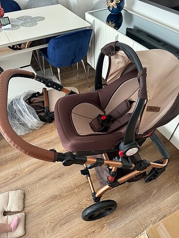 0 - 13 kg Beden kahverengi Renk Travel sistem bebek arabası