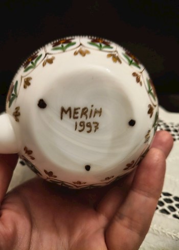 Paşabahçe el boyama kupa - Görsel 5