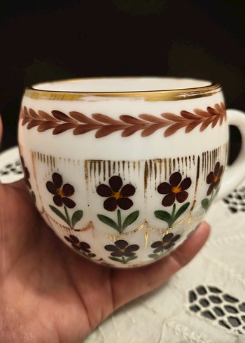 Paşabahçe el boyama kupa - Görsel 7