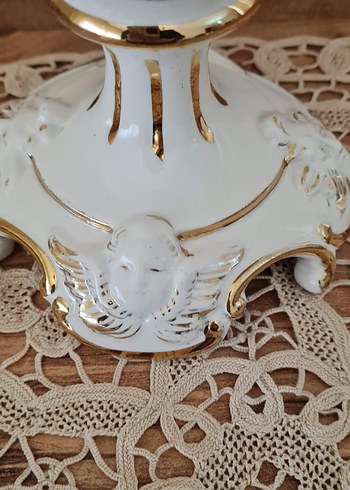 Beyaz Dekoratif Vazo - Görsel 6