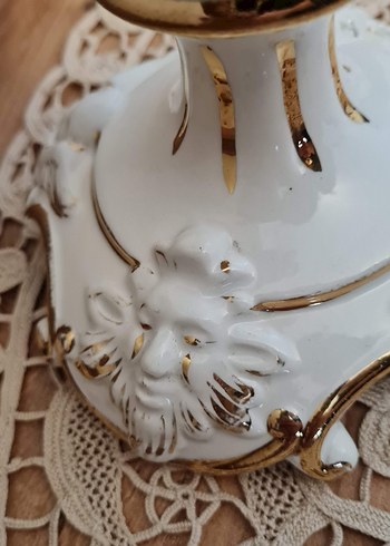 Beyaz Dekoratif Vazo - Görsel 9