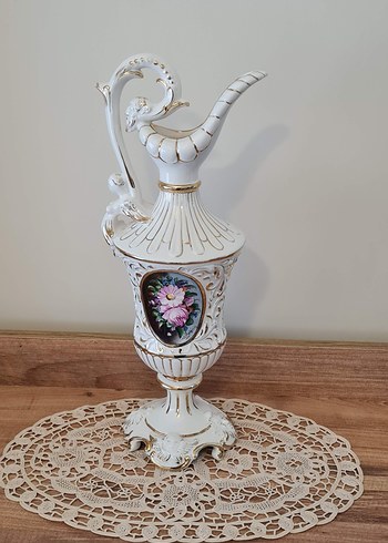 Beyaz Dekoratif Vazo - Görsel 10