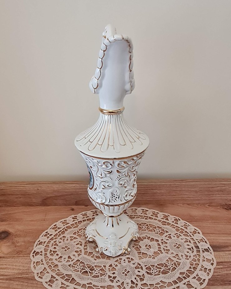 Beyaz Dekoratif Vazo - Görsel 5