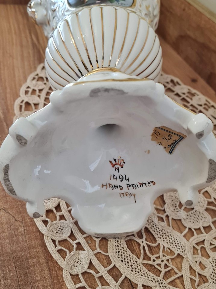 Beyaz Dekoratif Vazo - Görsel 4