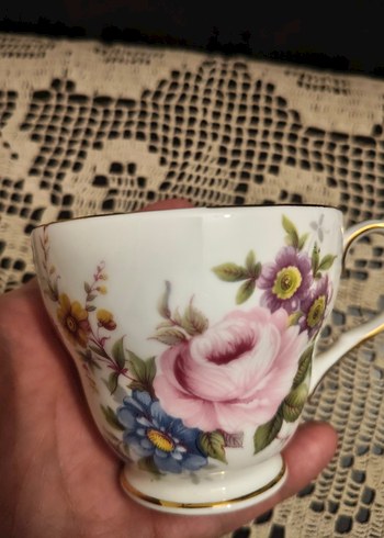 Çiçek Desenli İngiliz fincan - Görsel 18