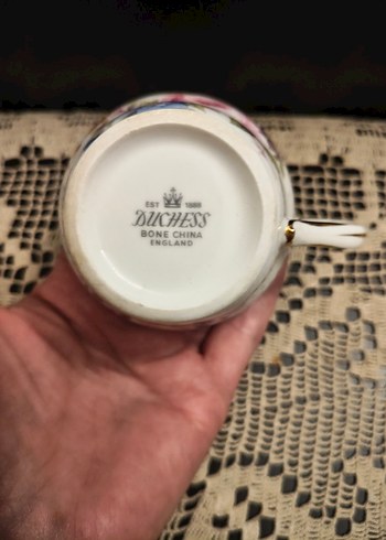 Çiçek Desenli İngiliz fincan - Görsel 13