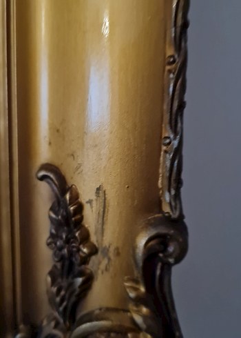 Diger Altın Renkli Koyu Çiçekli Çerçeve - Görsel 11