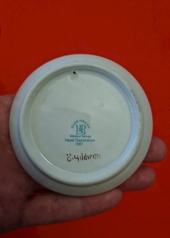 Sümerbank damgalı mini tabak - Görsel 9