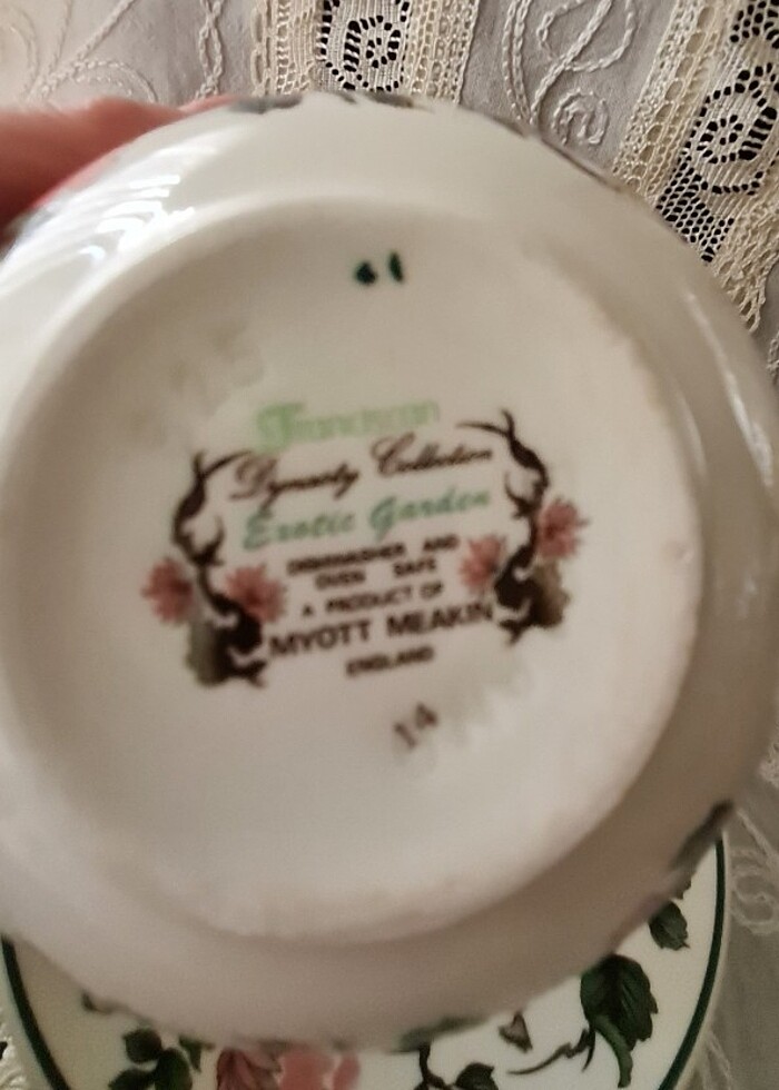 1 adet Myott Meakın England Çorba kasesi  - Görsel 3