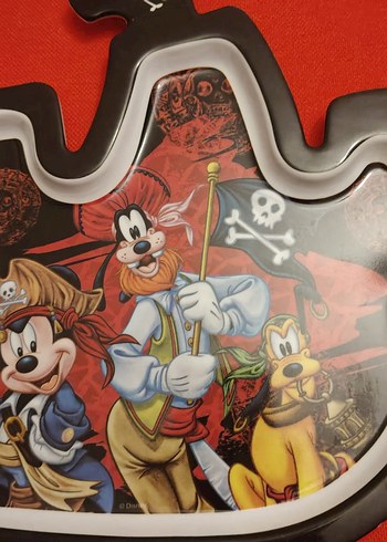 Korsan Temalı Disney melamin tabak/tepsi - Görsel 12