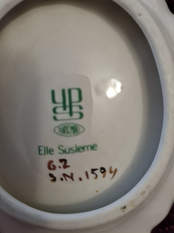 Sümerbank istiridye sunum tabağı - Görsel 2