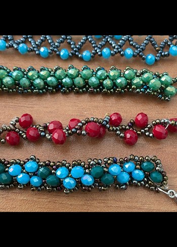 6 adet Örme Boncuk Bileklik - Görsel 6