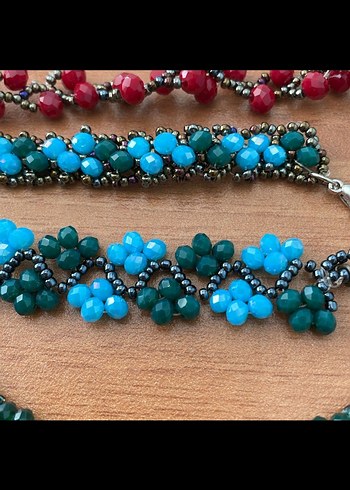 6 adet Örme Boncuk Bileklik - Görsel 5