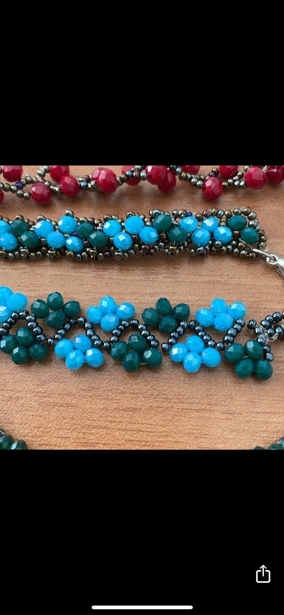 6 adet Örme Boncuk Bileklik - Görsel 5