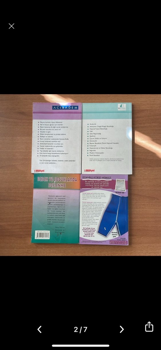 4 Adet Sağlık ve Beslenme Kitapları - Görsel 2
