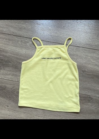 Koton Sarı Crop ve Mavi Kot Şort - Görsel 5