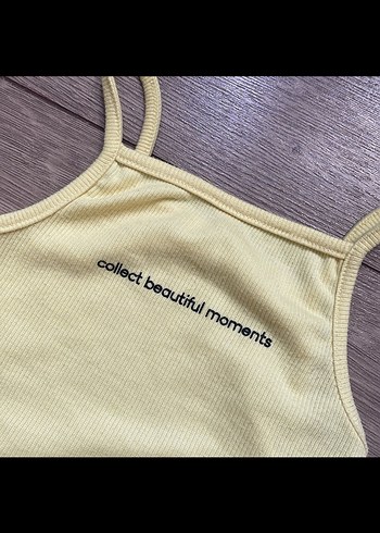 Koton Sarı Crop ve Mavi Kot Şort - Görsel 7