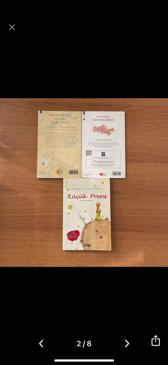 Çocuk Kitapları: Küçük Prens, Bubunun Çemberi, Küçük Kara Balık - Görsel 2