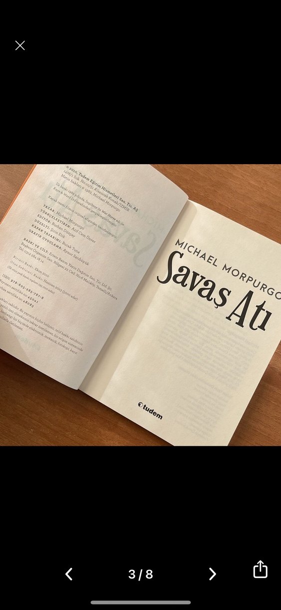 Savaş Atı - Michael Morpurgo - Görsel 3