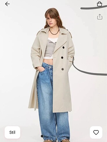 Pull bear trençkot