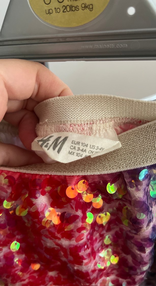 Renkli Parlak Simli Kız Çocuk Eteği - Görsel 3